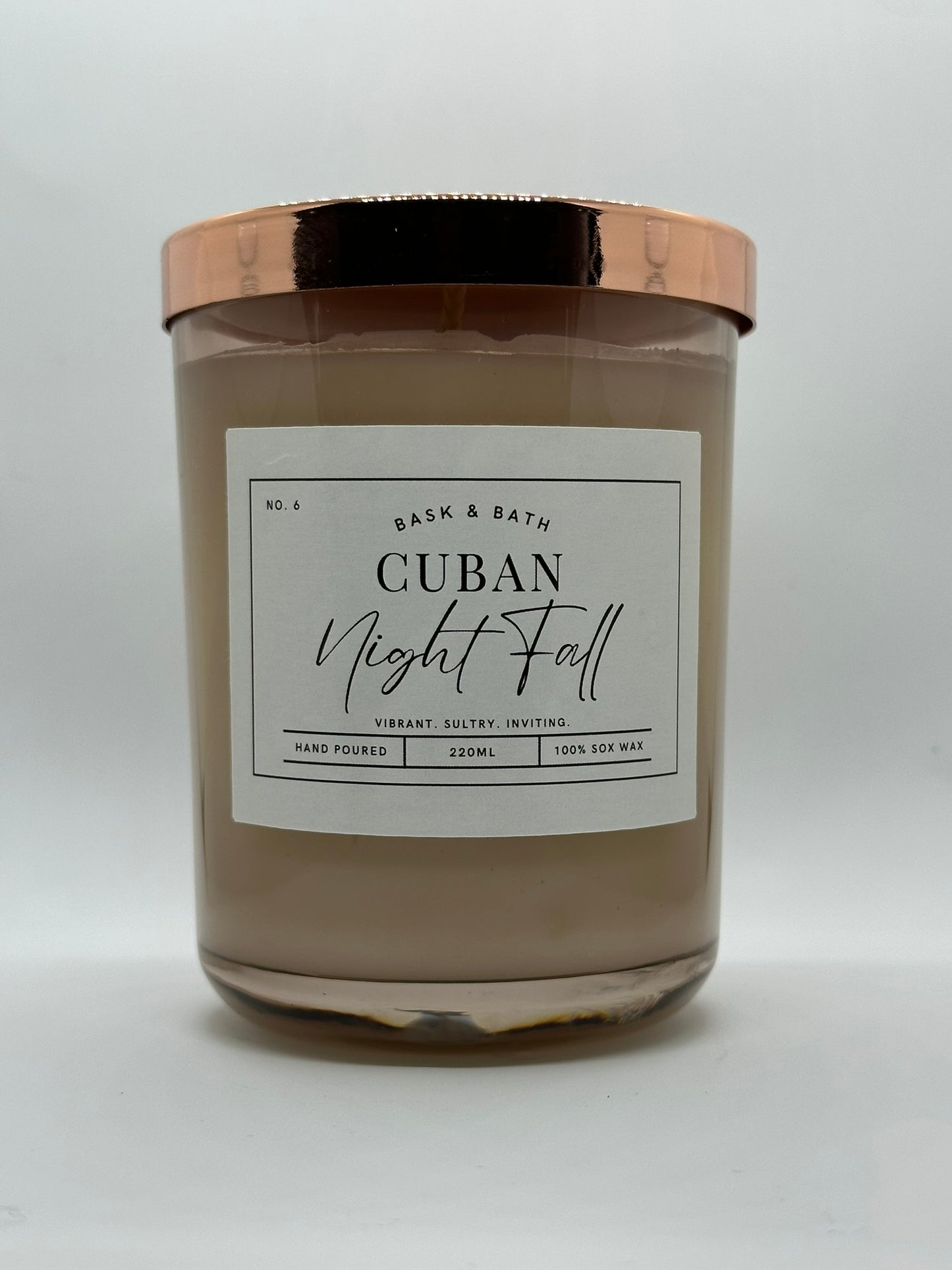 Scented candle - Cuban Night fall
