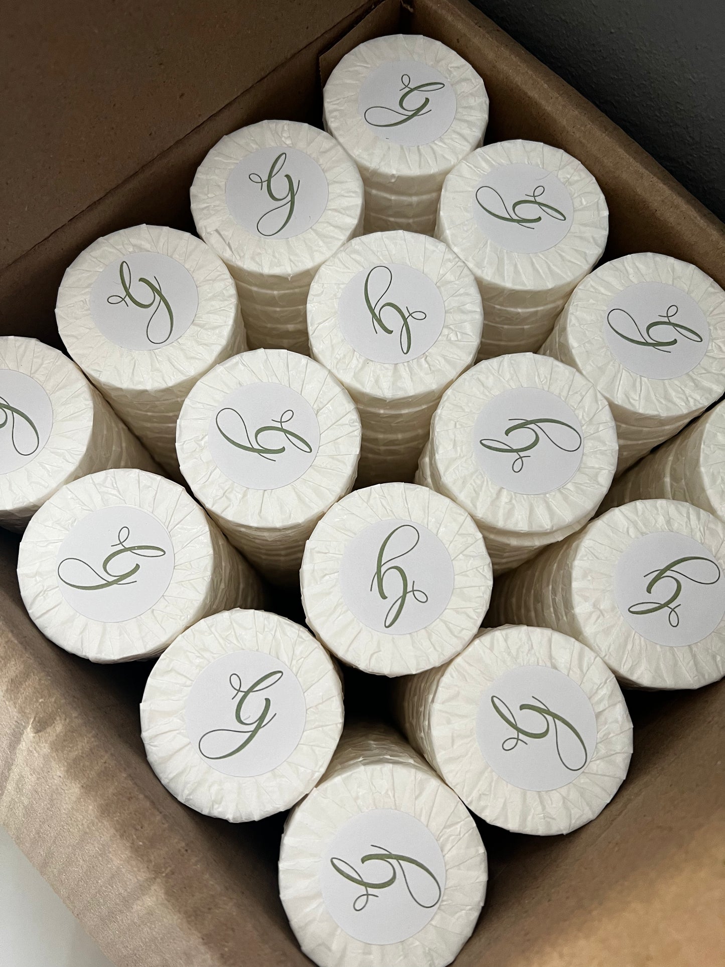 Pleatwrap soap bars - per box