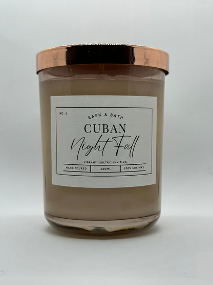 Scented candle - Cuban Night fall